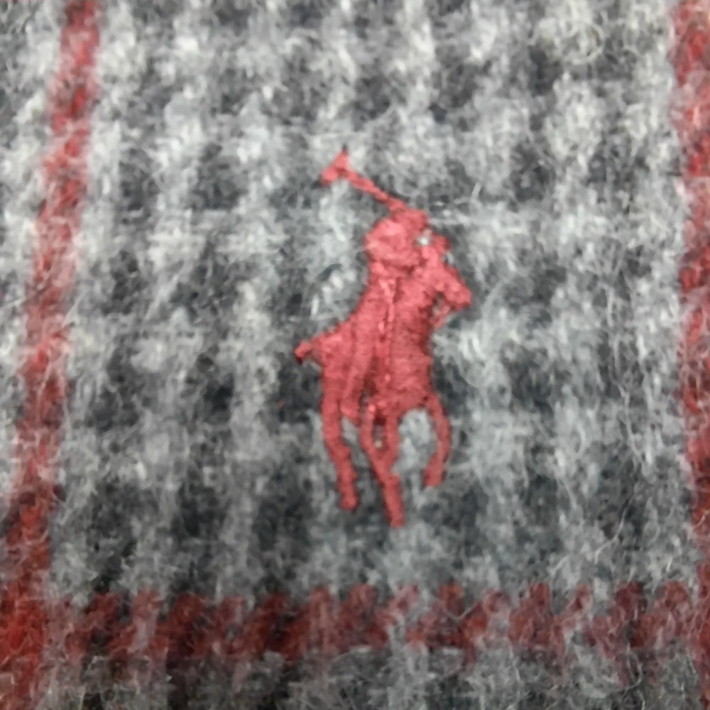 Polo Ralph Lauren Vintage Italian Lamb's Wool Scarf